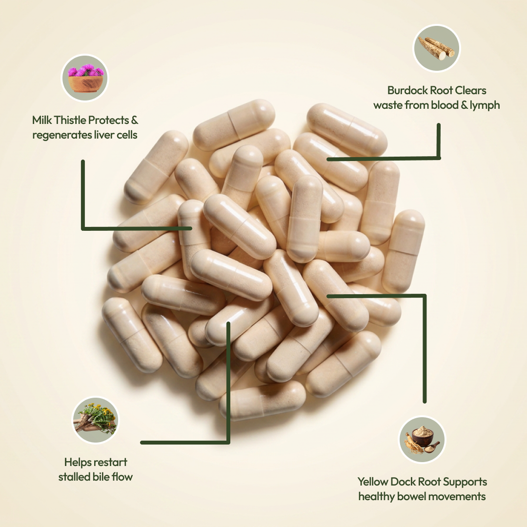 Holistica Daily Detox Essentials To Support Liver Function and Flush Out Toxins